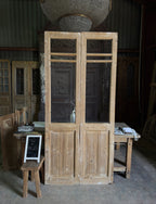 6 Lite European Antique Glass French Doors - 42x91.25 J331