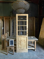 4 Lite Antique Glass Single Door - 27.5x90 - L63