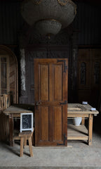 French Provincial 4-Panel Antique Single Door - 26.5X71.5 - L252