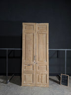 Antique 4 Panel Solid Double Doors - 43.5x102.5 - N530