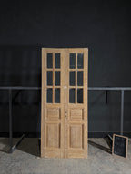 Antique Glass 6 Lite French Doors - 39.5x93.25 - N487