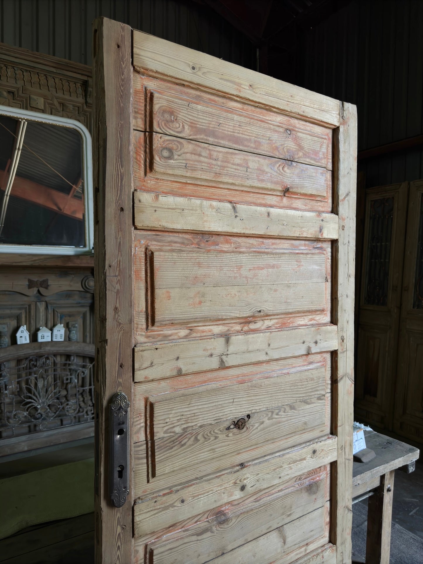 5 Panel Antique Solid Single Door - 36x83.75 G75