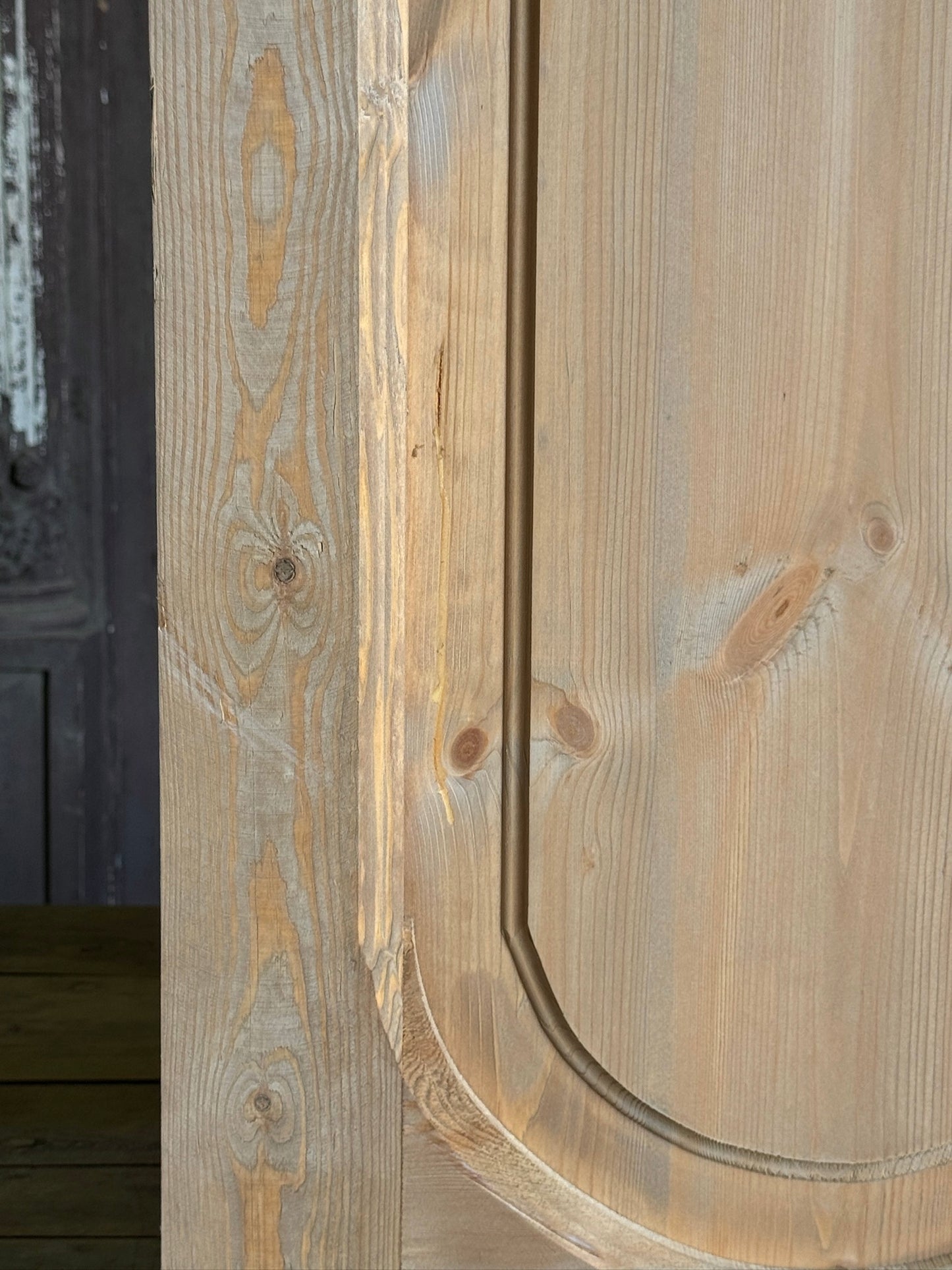 (Pierre) Handcrafted Solid Wood French Doors - 43.5x96 K191