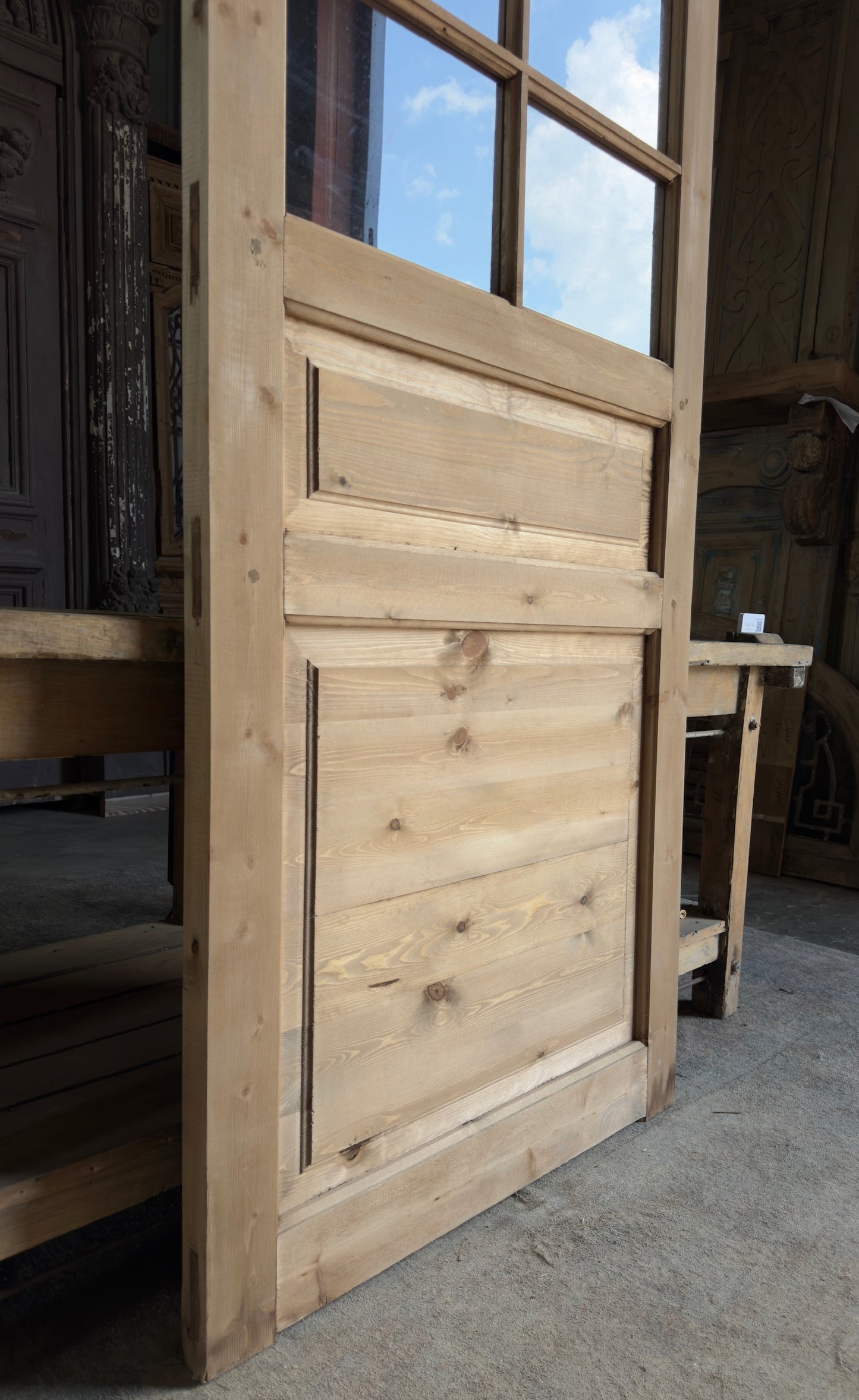 Handcrafted 8 Lite Single Glass Door - 36x96 L32