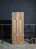(The Allegra) Handcrafted Solid Wood Double Doors - 36x96 - N157