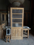 4 Lite Antique Glass Single Door - 34.25x87 J297