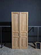 Antique 3 Panel Solid Double Doors - 41x95.25 - N158