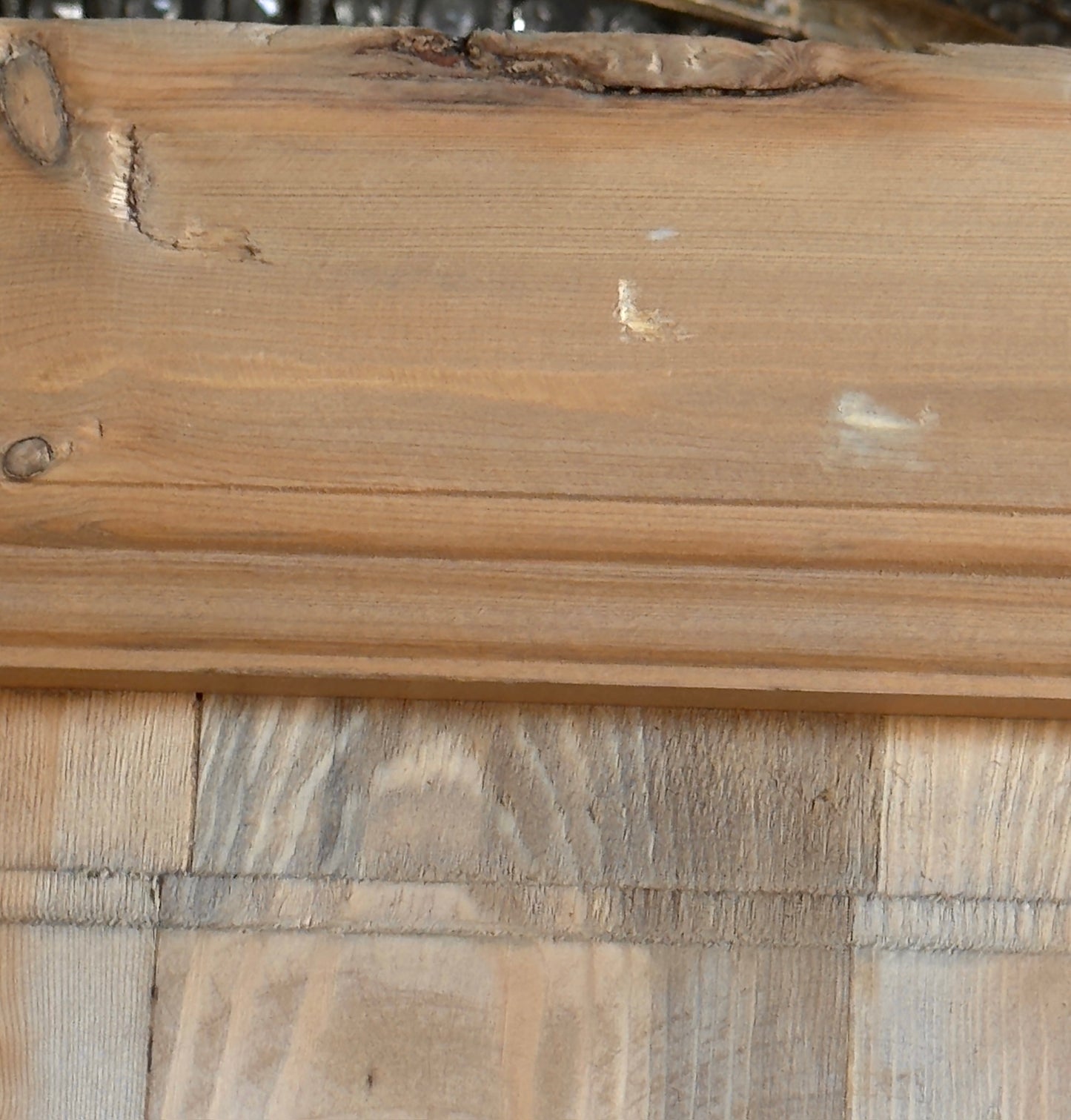 Handcrafted 3 Panel Solid Single Door - 36x96 K187
