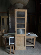 4 Lite Antique Glass Single Door - 25.25x87 J508