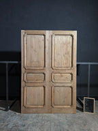 (The Edmund) Handcrafted Solid Wood French Doors - 64x96 - N154