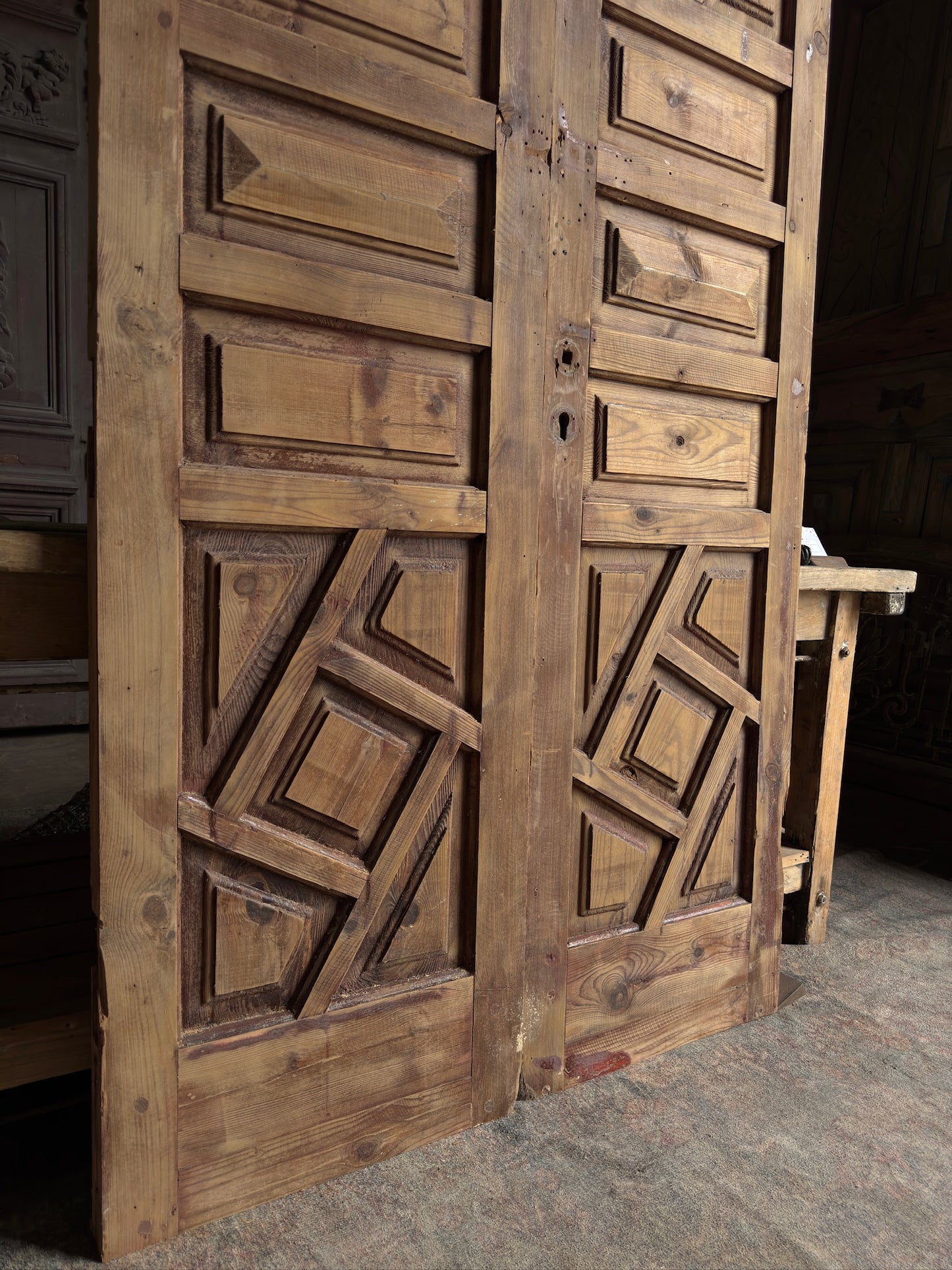 Antique Moraccan Style Solid Doors -43.75x91.5 J115