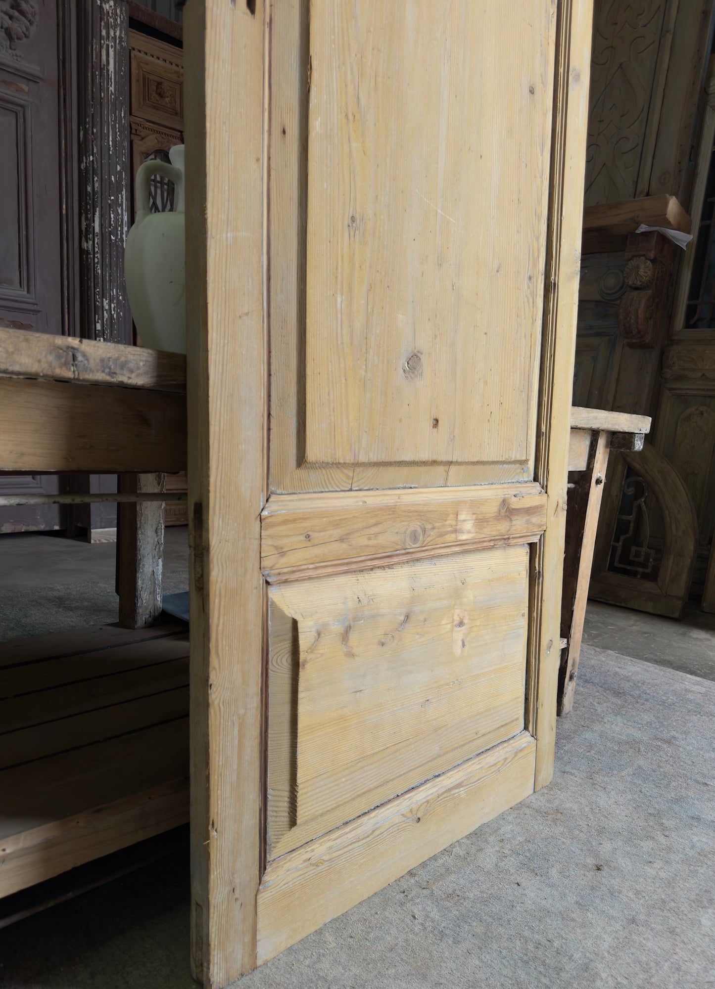 3 Panel Single Solid Antique Door - 34x87.5 K246