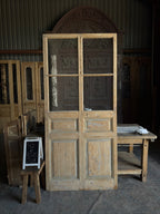 19th Century Antique Glass Single Door - 42x90.25 J137