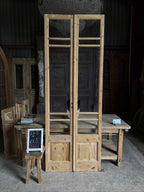 Glass Antique French Doors - 37.5x101.5 J601