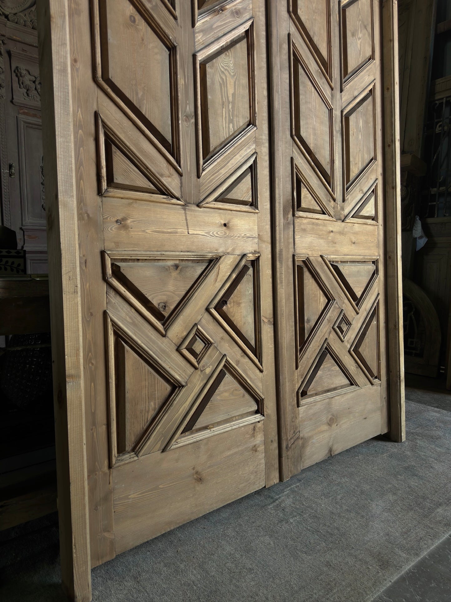 Handcrafted Grand Arched French Door Unit - 60x108 K30