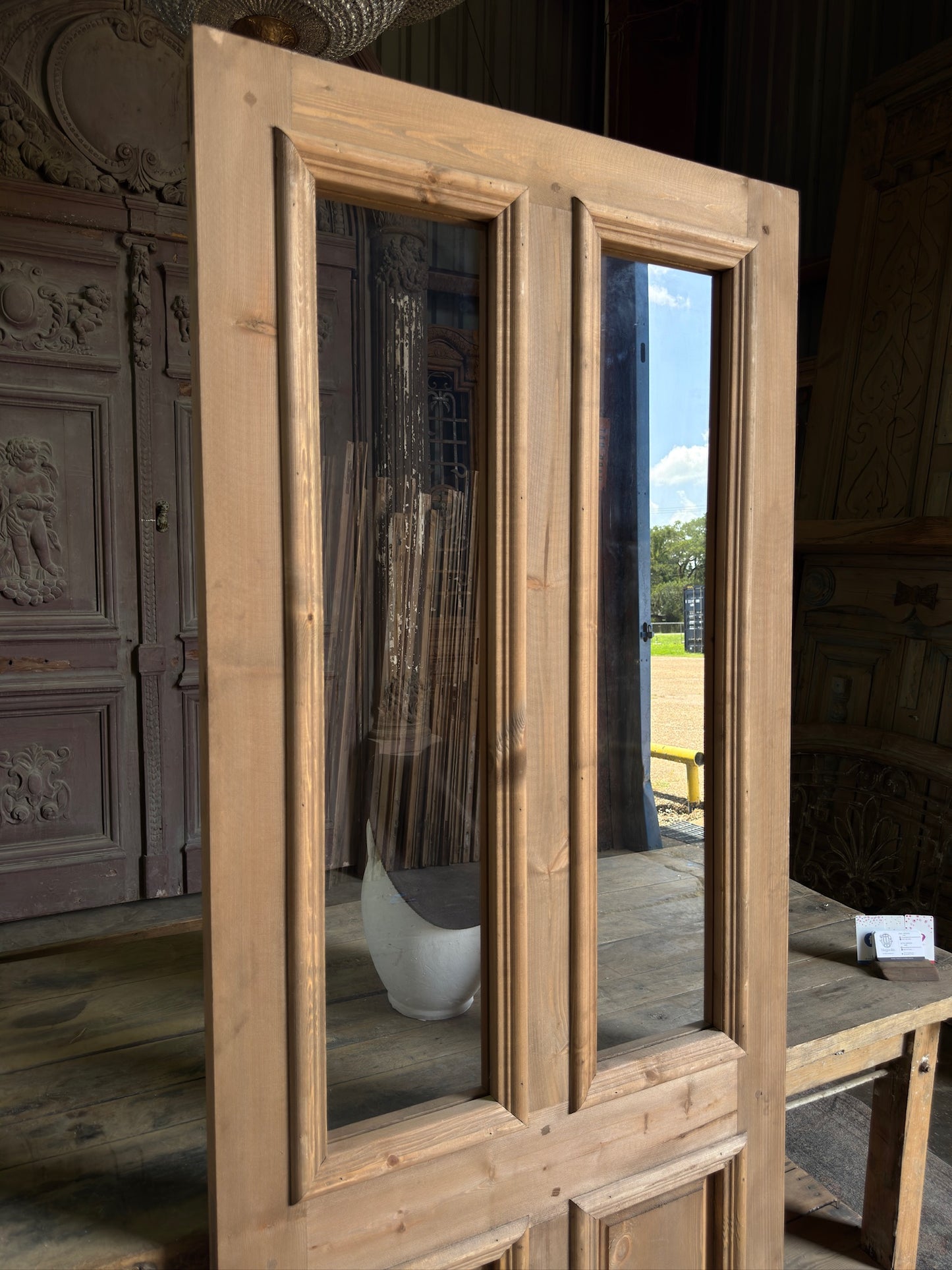 Handcrafted 2 Lite Single Glass Door - 32x80 K11