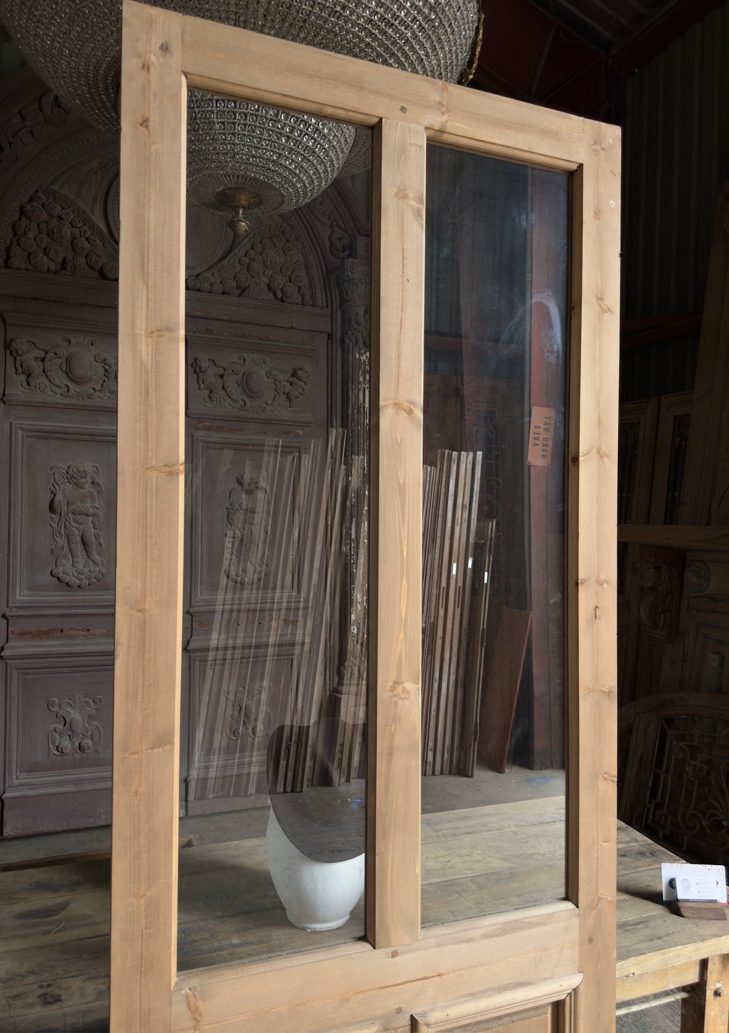 Handcrafted 2 Lite Single Glass Door - 36x96 K18