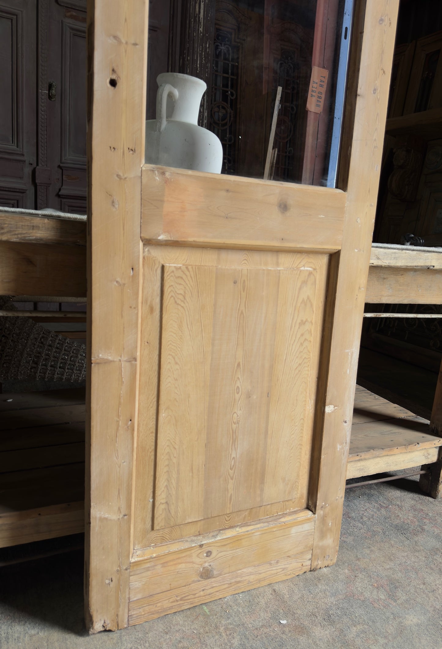 Single Antique Glass Door - 24x86.75 J359