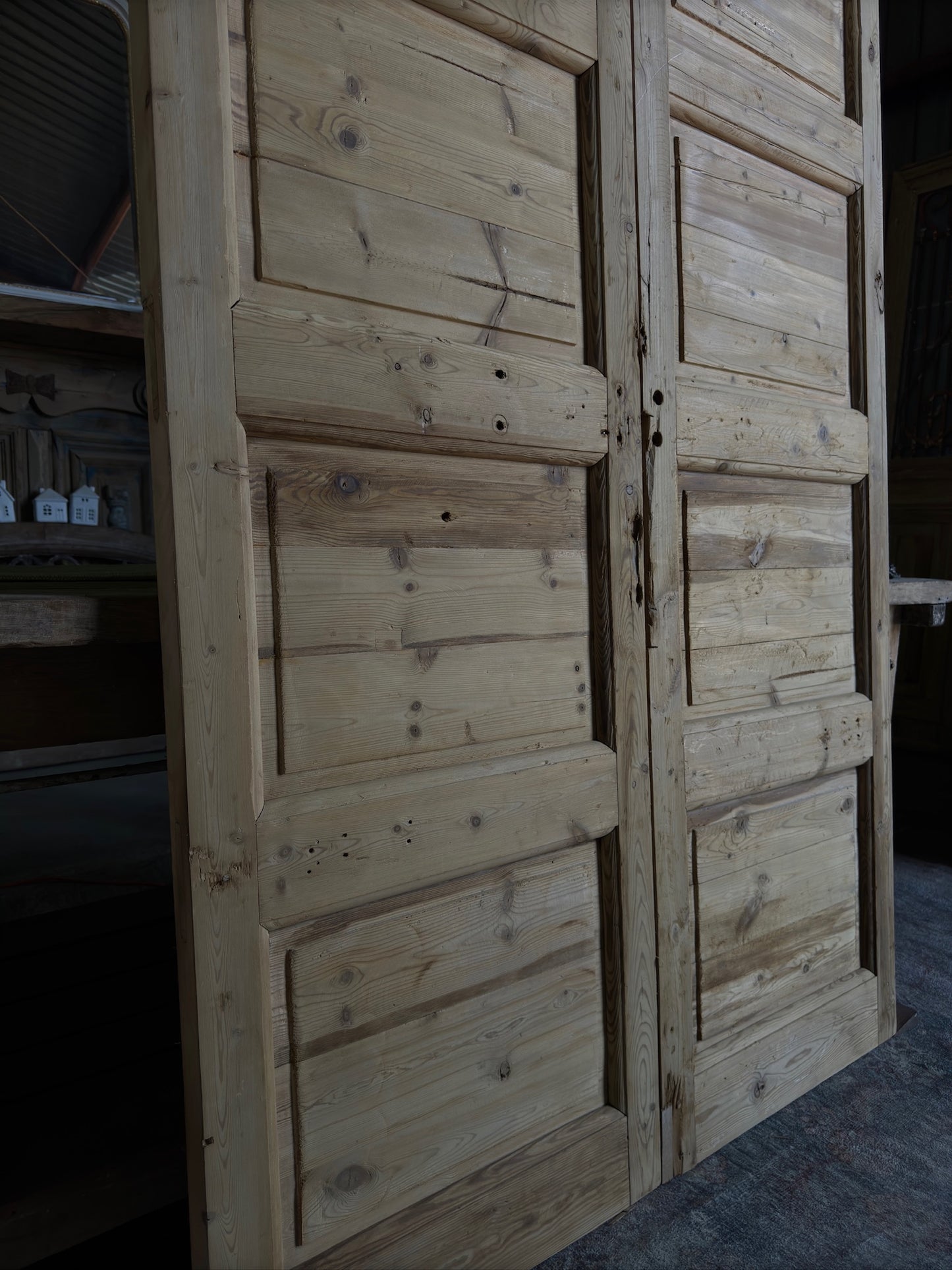 Classic Antique 5 Panel Solid Doors - 48x96 G28