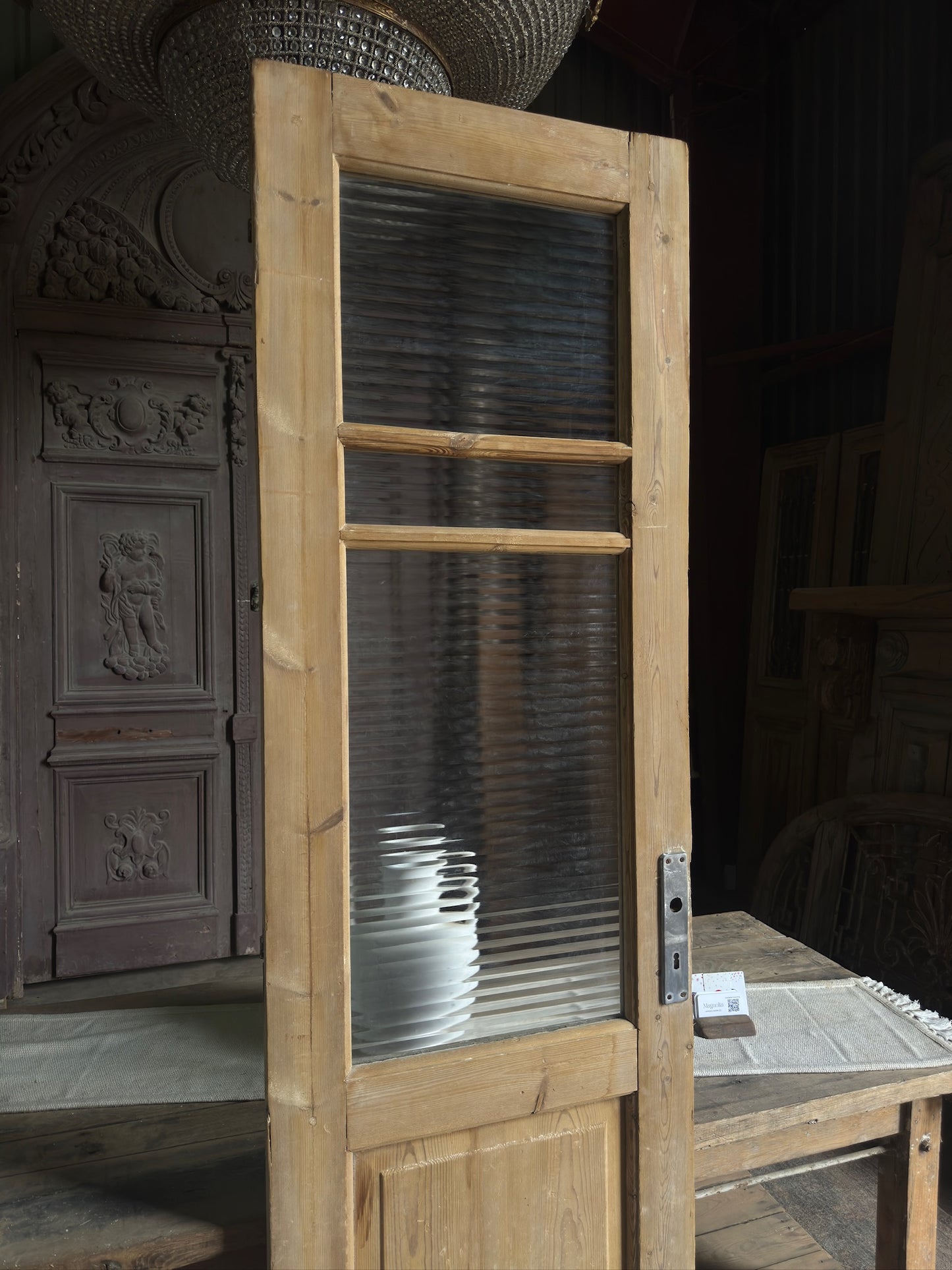 Glass Antique Door - 24.25x88.75 J512
