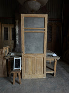 19th Century Antique Glass Single Door - 35x88 J246