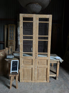 10 Lite European Antique Glass French Doors - 39.75x87.75 J315