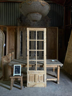 8 Lite Antique Glass Single Door - 27.5x83 - L76