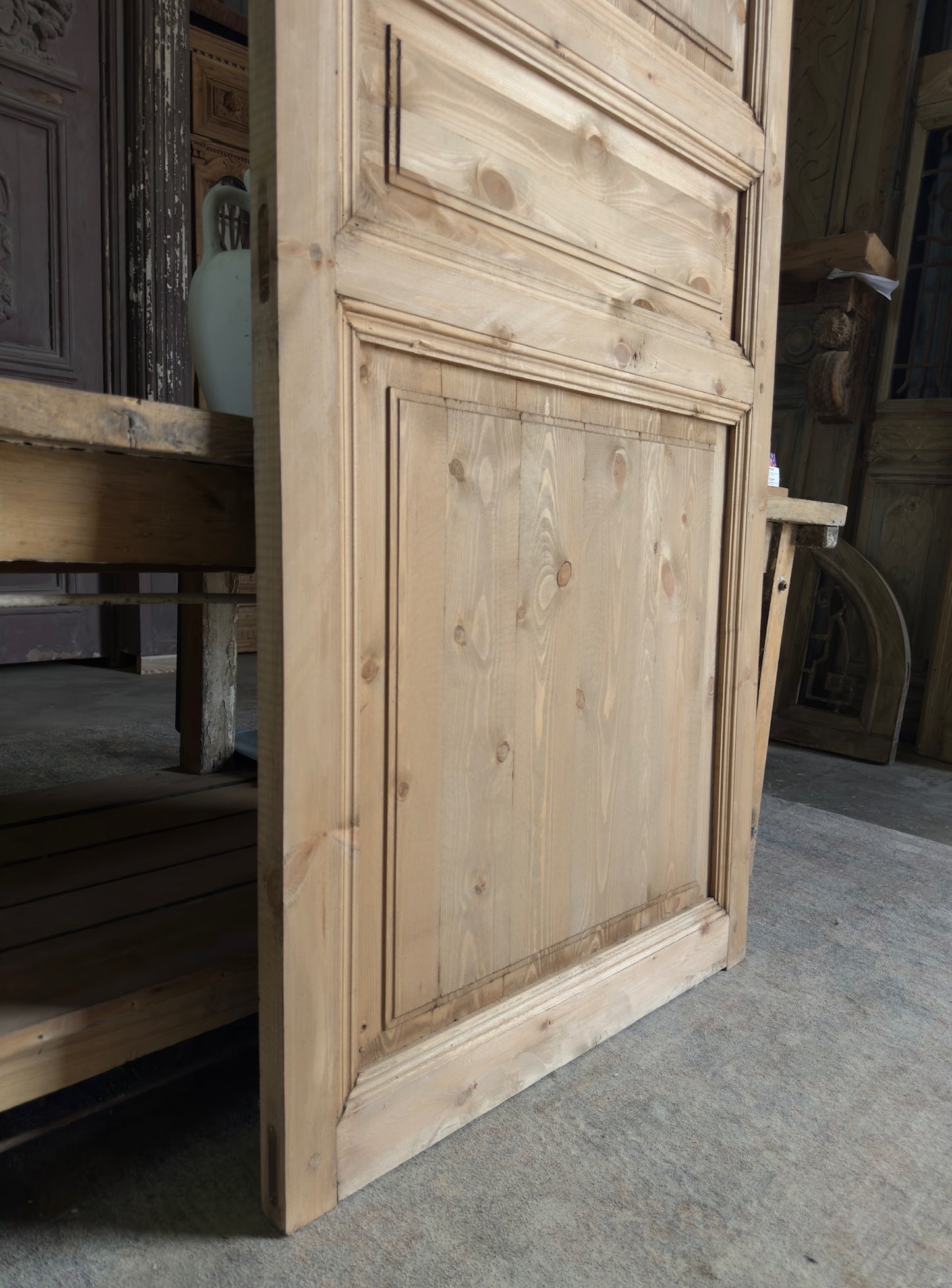 Handcrafted 3 Panel Solid Single Door - 36x96 K187