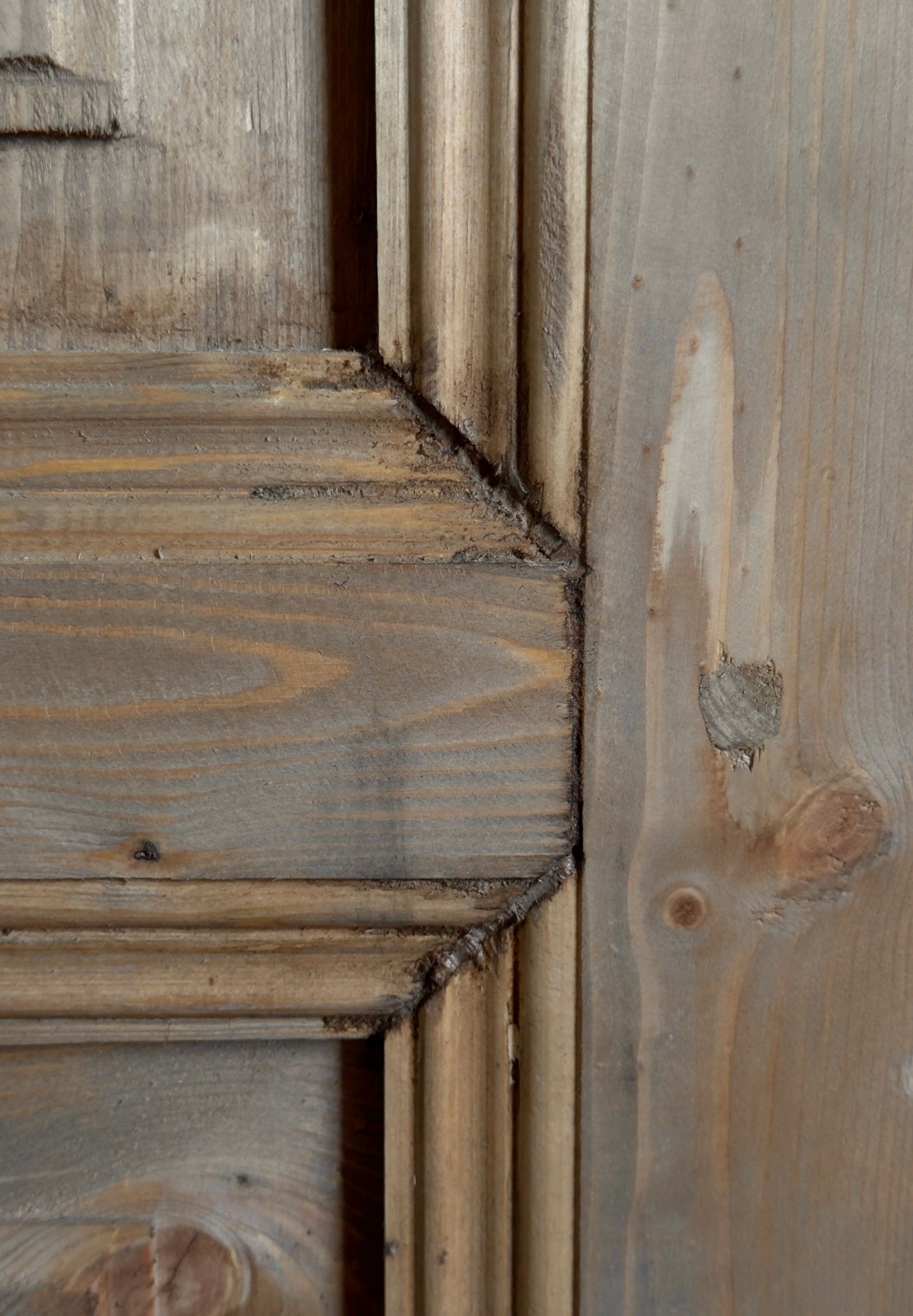 Handcrafted 3 Panel Solid Single Door - 36x96 K187