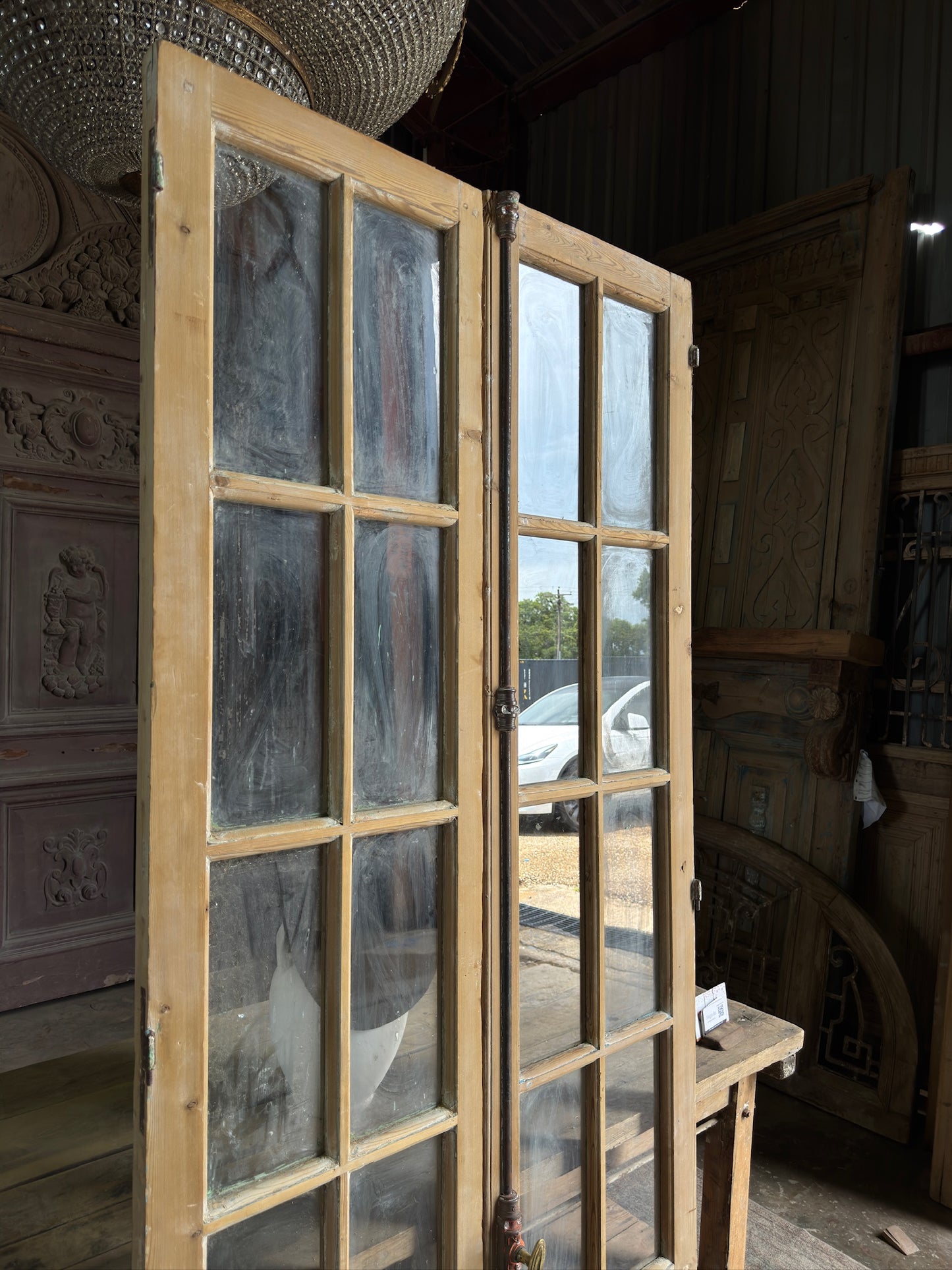10 Lite Antique French Doors - 39.75x90 J595
