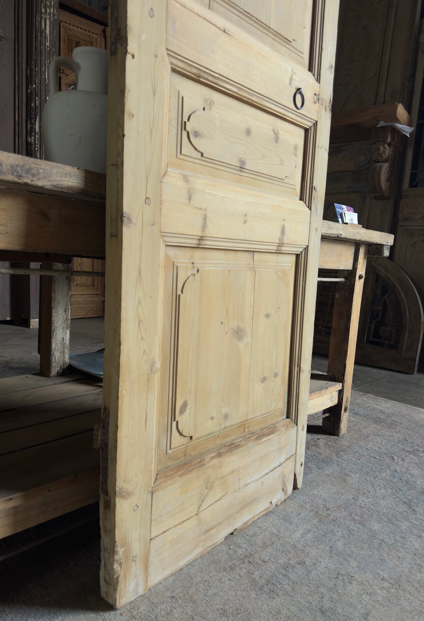 3 Panel Single Solid Antique Door - 26x82 K230