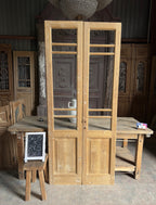 Glass Antique French Doors - 36.75x84.5 K268