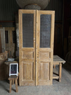 Glass Antique French Doors - 43x93 K89