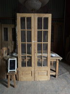 Classic Antique Glass French Doors - 43x87 J196