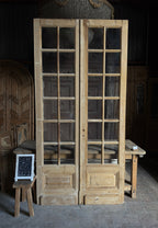 Classic Antique Glass French Doors - 51.75x105 - L122