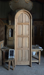 Handcrafted 8 Panel Arched Single Door - 28x96 - L498