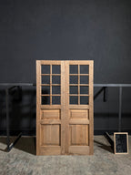 Handcrafted 8 Lite Glass French Doors - 48x80 - N212