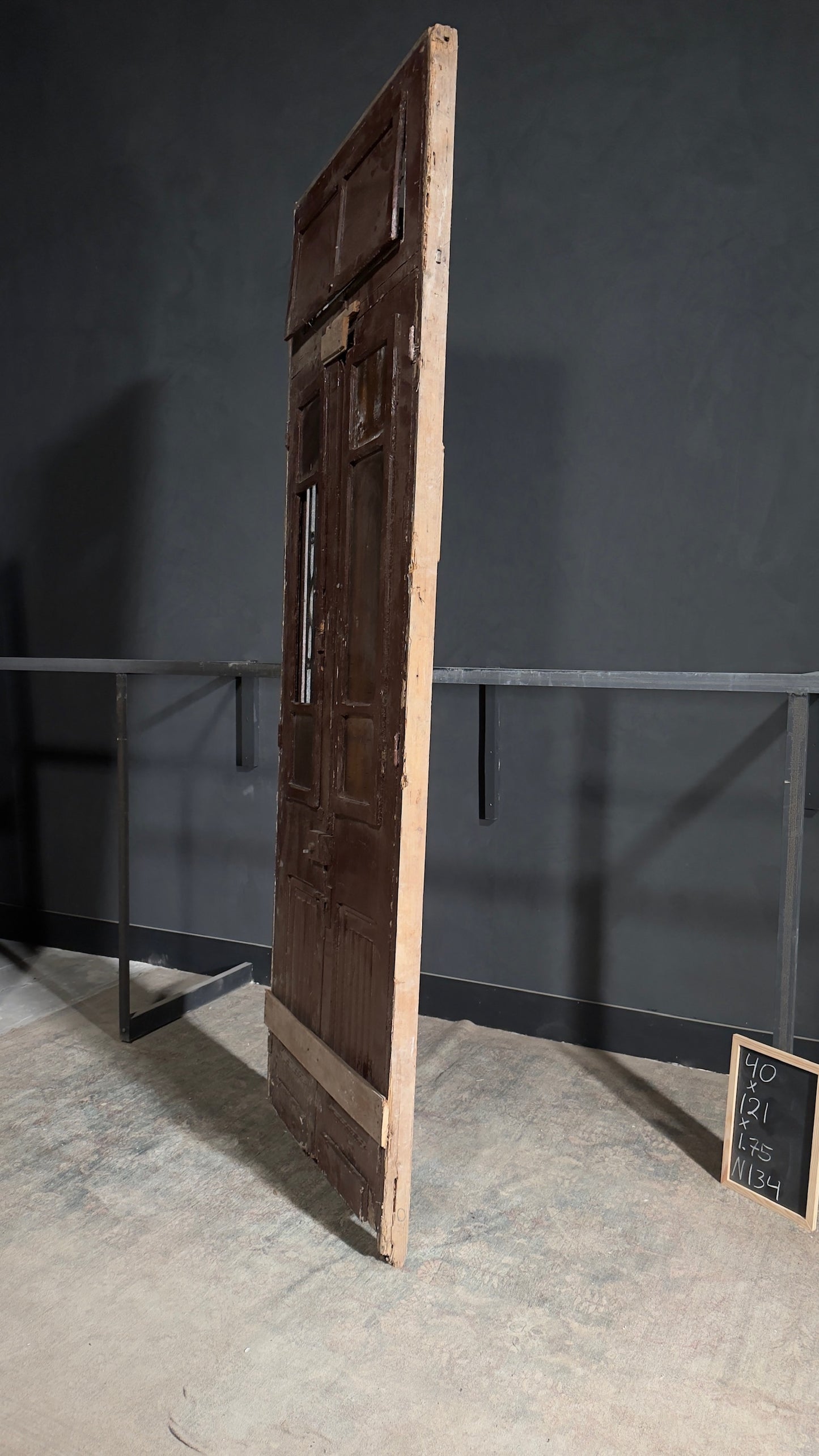 Antique Iron French Doors - 40x121 - N134