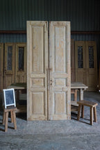 Antique French 3 Panel Doors - 41x95 B21