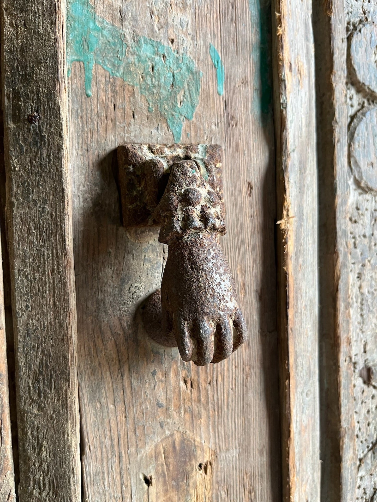 Antique Moroccan Hand Carved Door - 52x94 A109 - Magnolia Antique Door Co.