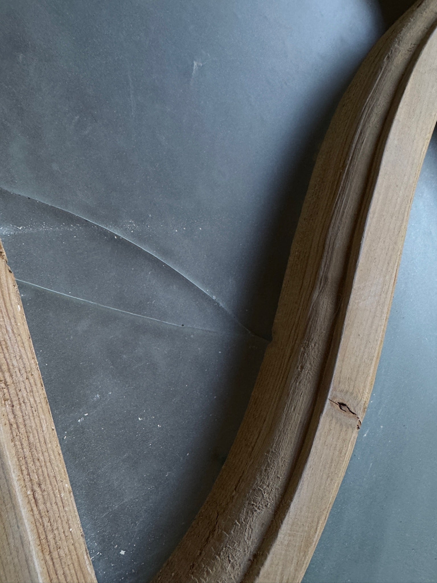 Arched Single Glass Antique Door 32x90.75 H17 - Magnolia Antique Door Co.