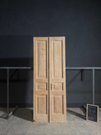 Antique 3 Panel Solid Double Doors - 36x94.25 - N609