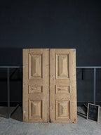 Antique 3 Panel Solid Double Doors - 58.5x79.5 - N506