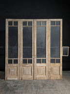 Antique Obscured Glass Bi-Fold Doors - 111x105 - N84