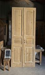 Antique 3 Panel French Doors - 42.25x106 - L525