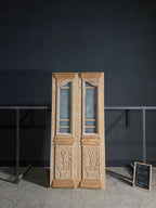 Antique Carved French Doors - 40.25x86.5 - N621