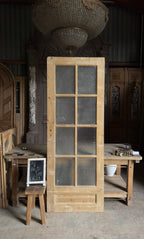 Antique Obscured Glass 8 Lite Door - 32x86.5 - L623