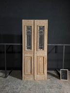 Antique Iron French Doors - 40.5x98.5 - N71