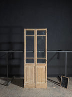 Antique Glass 2 Lite French Doors - 36.5x95.5 - N639