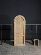 Antique 2 Panel Arched Solid Single Door - 31.5x83 - N138